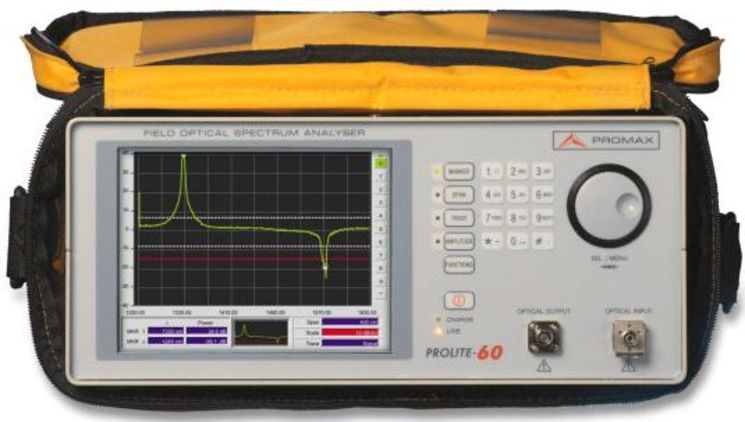 Analyseur de spectre optique 1250-1650 nm, connecteur FC/PC