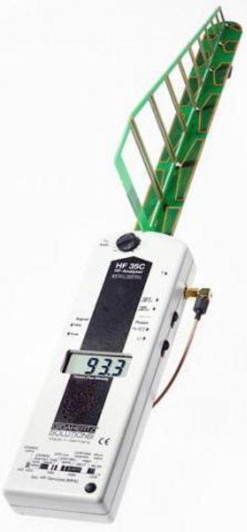 Mesureur de champ électromagnétique HF, 800MHz - 2.5GHz, 0.1 - 1999 uW/m2