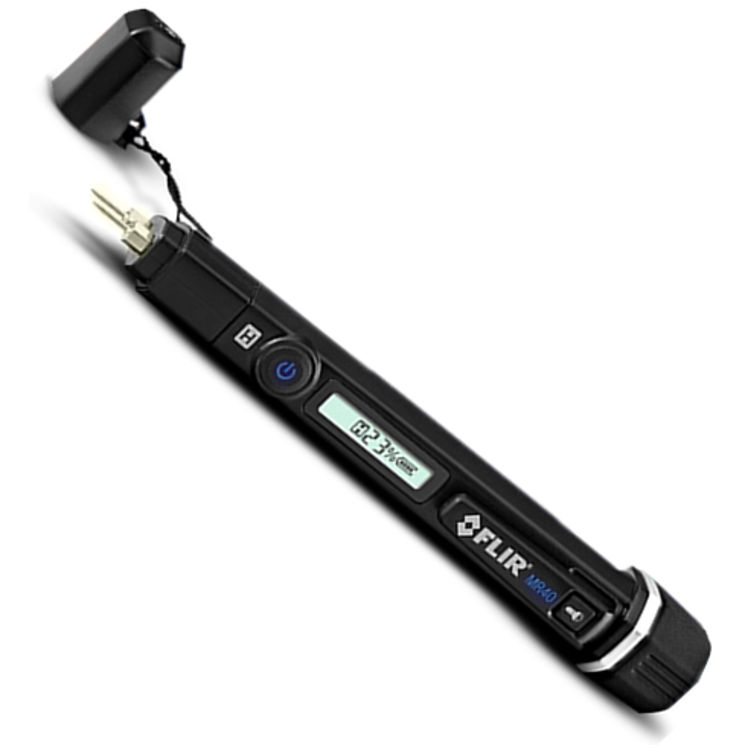 Humidimètre à pointes, lampe torche intégré - format stylo