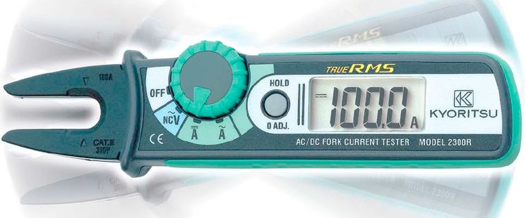 Mini pince ampèremétrique TRMS 100A AC/DC, 2%