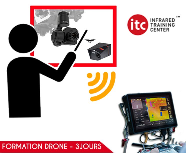 Formation TESTOON/ITC en thermographie aérienne sur drone, 3j