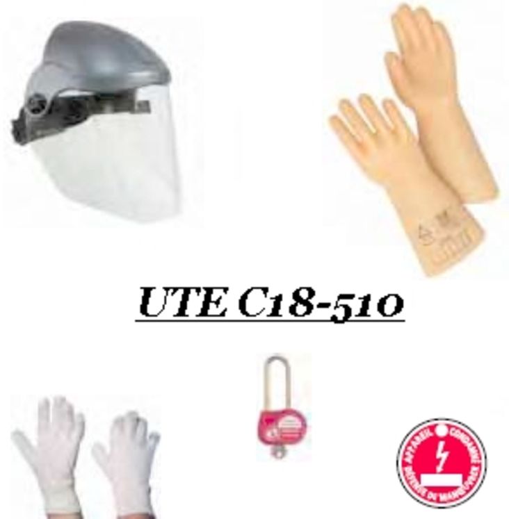 Kit de protection individuelle et de condamnation, UTE C18-510