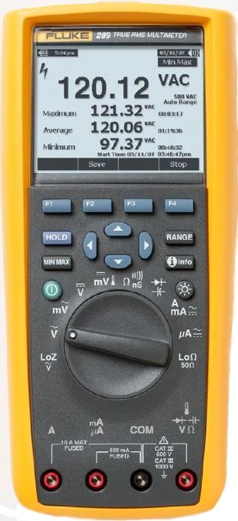 Multimètre numérique portable TRMS, 50 000 pts, 100kHz, 0.025%