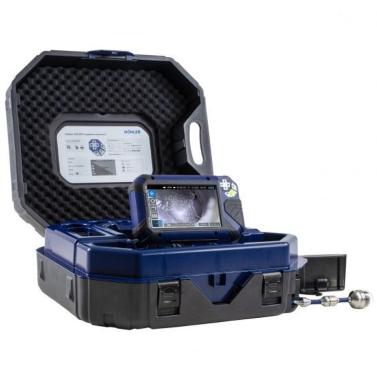 Caméra d'inspection, tête orientable 40mm-30m & détachable, enregistrement