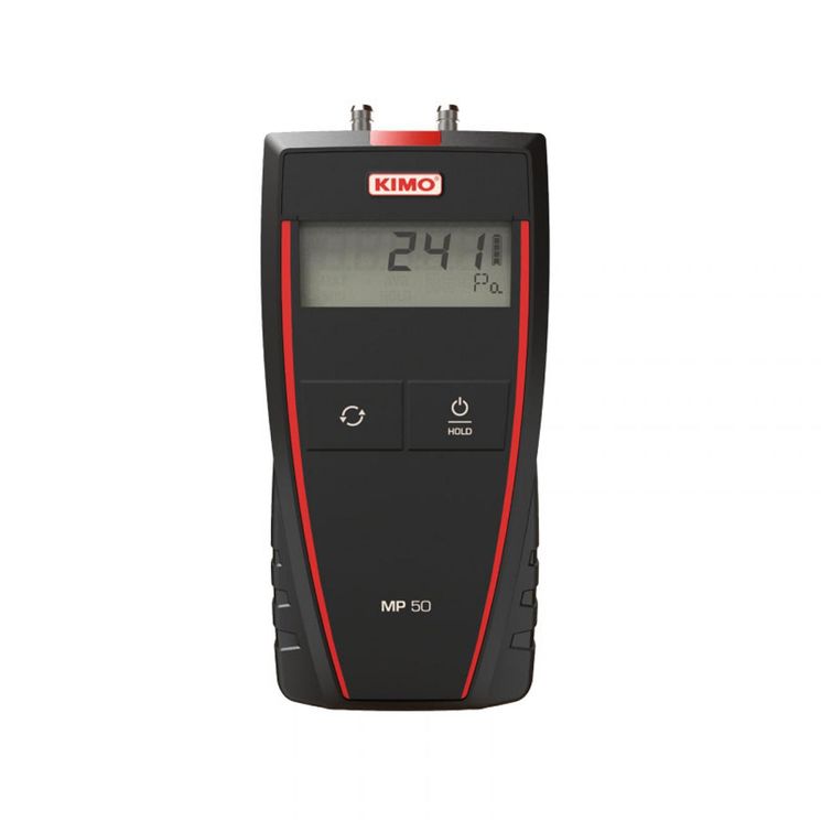 Micro-Manomètre Portable Différentiel - +-1000Pa, 0.5%+2Pa - Ecran 1 ligne - Certificat d´ajustage