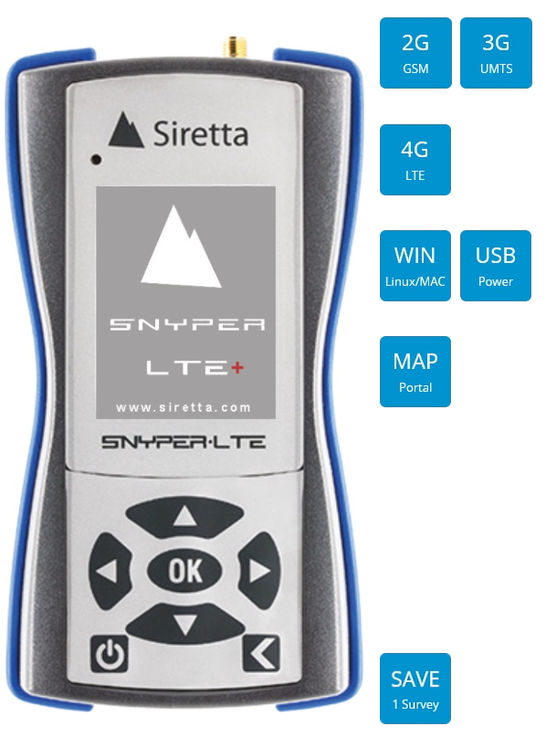 Testeur-analyseur 2G/3G/4G LTE Europe - enregistrement