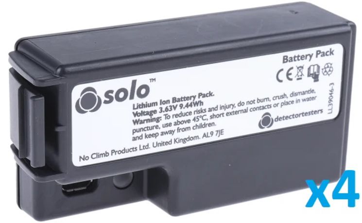Lot de 4 batteries lithiuim-Ion pour Solo 365