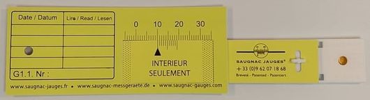 Saugnac Jauges G1.1 - Achat Fissuromètres Saugnac Jauges