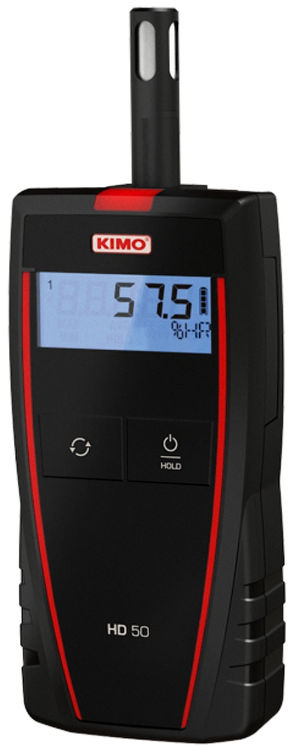 Thermo-hygromètre -20 à +70°C, 5 à 95%HR, sonde intégrée, écran 1 ligne