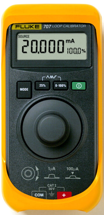 Calibrateur de boucle avec commande une seule main, courant 0-20mA ou 4-20mA