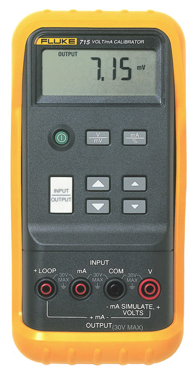 Calibrateur de boucle tension et courant, 0-20 mA, 4-20 mA, 0-100mV, 0-10V, 0.015%