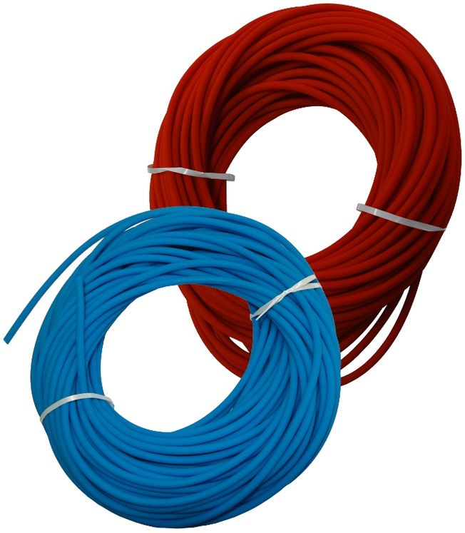 Tuyau souple pour infiltrométrie, 30m, 3 coloris disponible (rouge, bleu, vert)
