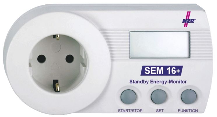 Wattmetre / Mesureur de consommation d'énergie pour prise secteur