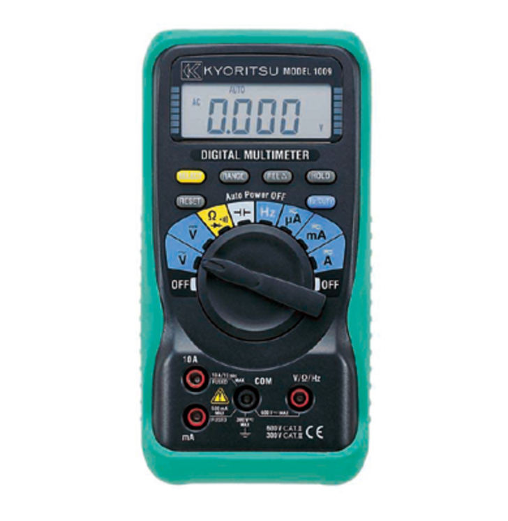 Multimètre numérique portable; 4000 points; 600V/10A AC/DC