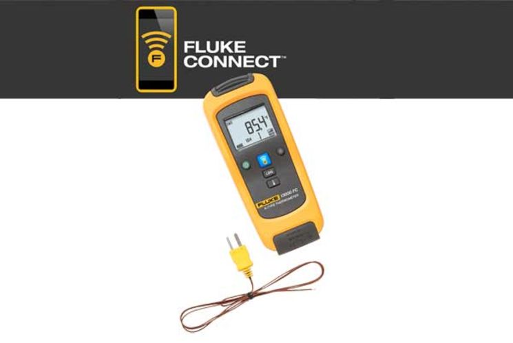 Thermomètre sans fil , pour thermocouple type K, communication sans fil Fluke Connect