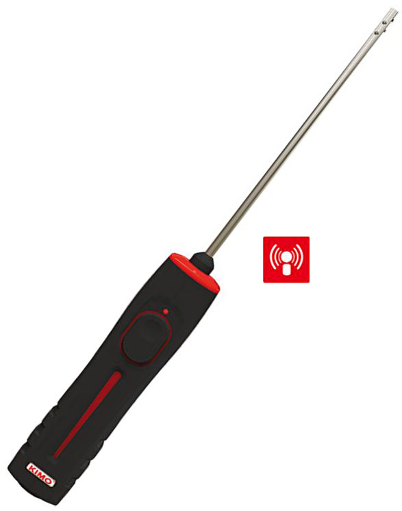 Sonde radio RF de température d'ambiance PT100, -50/+250°C, 15 cm