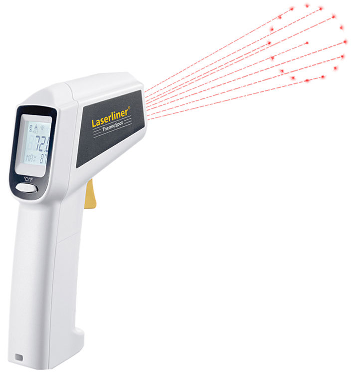 Thermomètre infrarouge à visée laser, Appareil de mesures thermiques