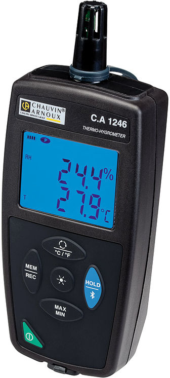 Thermo-hygromètre, enregistreur, USB, Bluetooh