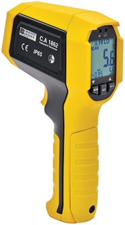 Thermomètre sans contact IR -35/+650°C - 12/1 - visée laser double, alarmes