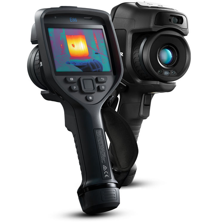Caméra thermique 464x348, MSX, BT, WiFi - 30/50mK (0.03/0.05°C) - -20 à +1500°C - objectif au choix en option - CNPP, Q19