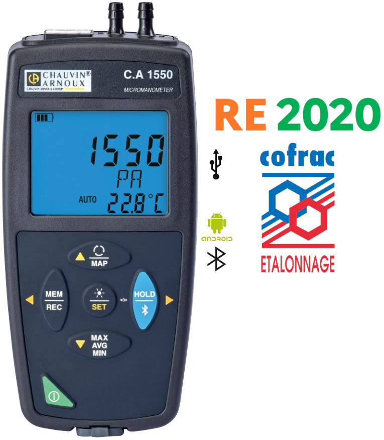 Chauvin-arnoux CA1550 Promevent-RE2020