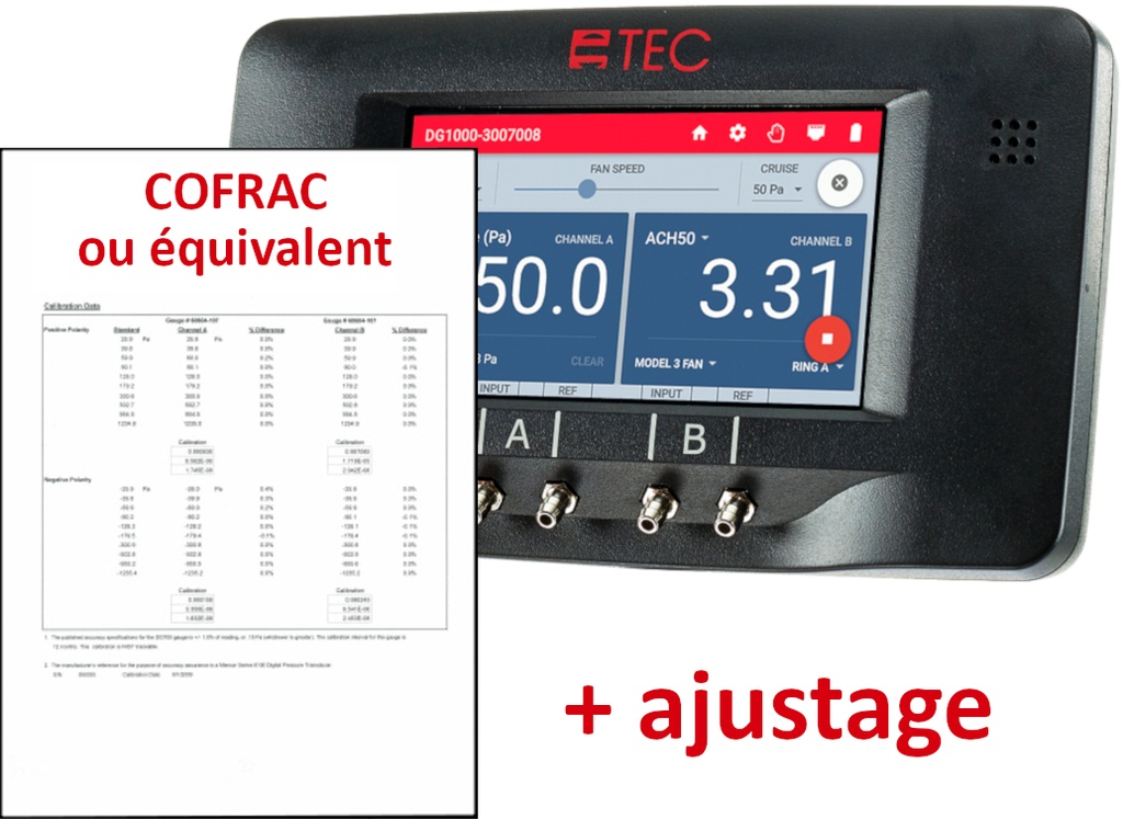 ETA&AJ DG1000 COFRAC