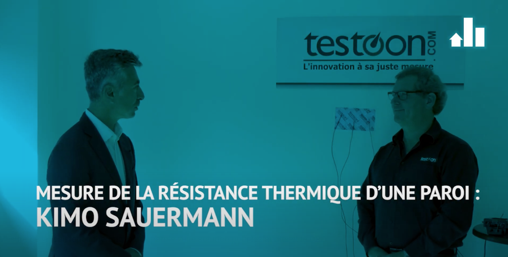 Mesure de la résistance thermique des parois