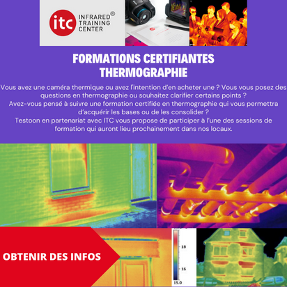 Nos formations ITC en thermographie