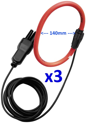 [CARFLEXA193-450-BKx3] 3 AMPFLEX A193 450mm