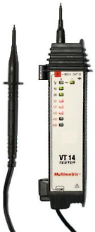 Testeur Voltage électricien Professionnel Détecteur De Tension 50-400V AC - VAT BS IP2X LED Pour Habilitation électrique Testeur 50-400v Ac