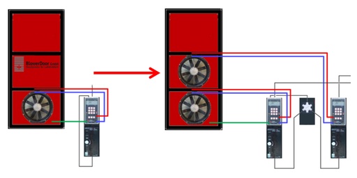 [BLD1to2FansKit-v2-STD] kit 1 vers 2 ventil. v2